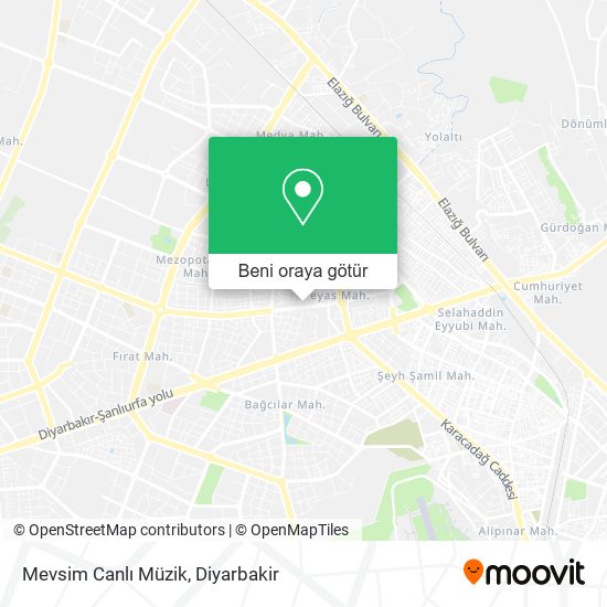 Mevsim Canlı Müzik harita