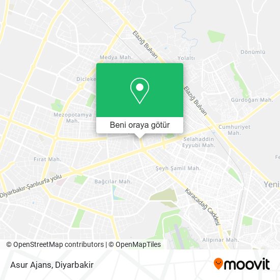 Asur Ajans harita