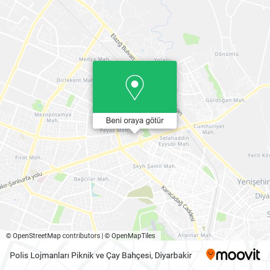 Polis Lojmanları Piknik ve Çay Bahçesi harita