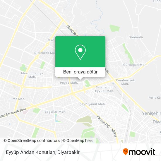Eyyüp Andan Konutları harita