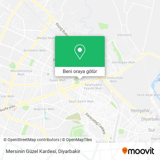 Mersinin Güzel Kardesi harita