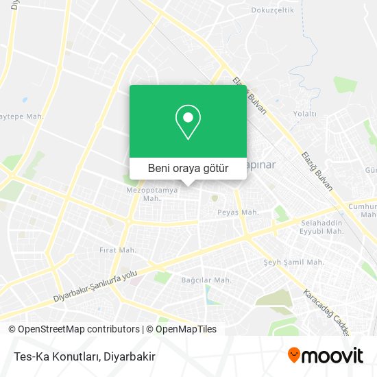Tes-Ka Konutları harita