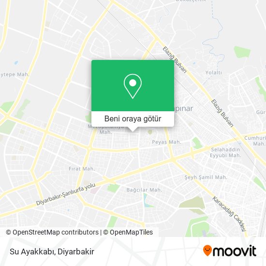 Su Ayakkabı harita