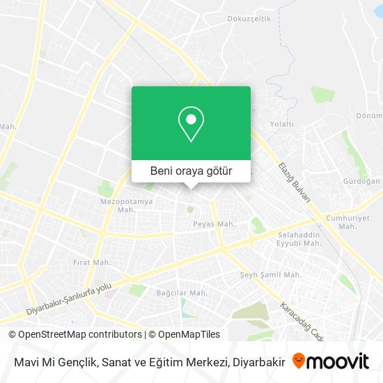Mavi Mi Gençlik, Sanat ve Eğitim Merkezi harita