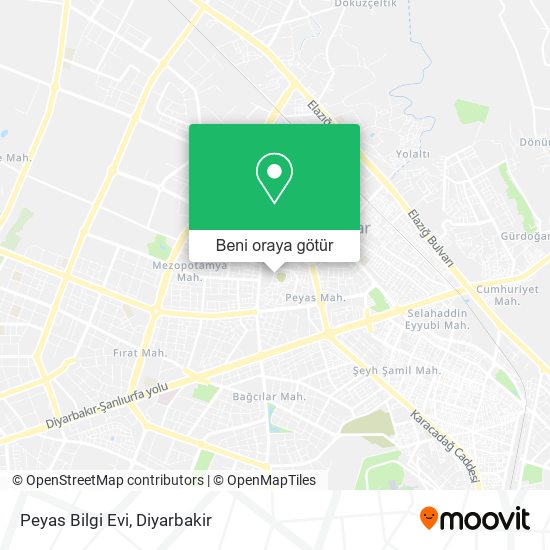 Peyas Bilgi Evi harita