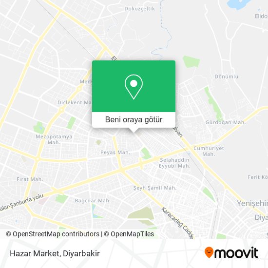 Hazar Market harita