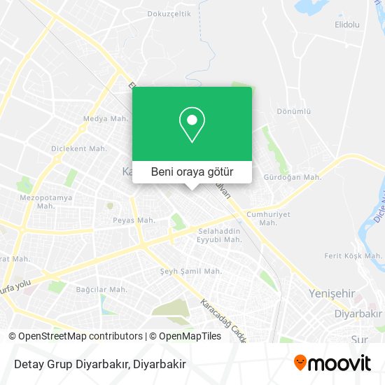 Detay Grup Diyarbakır harita