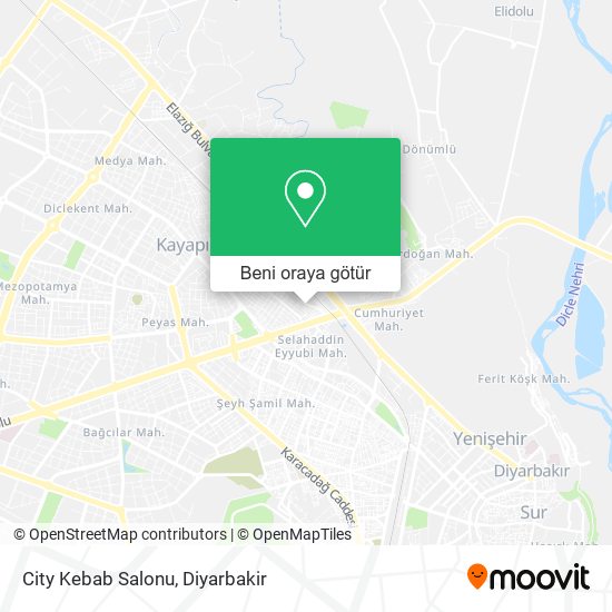 City Kebab Salonu harita