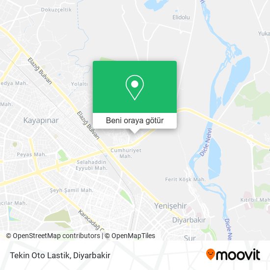 Tekin Oto Lastik harita