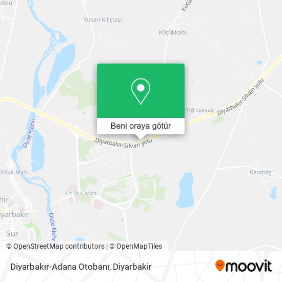 Diyarbakır-Adana Otobanı harita