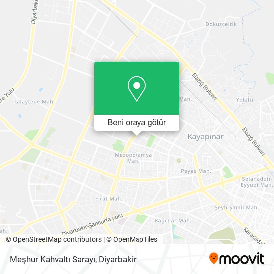 Meşhur Kahvaltı Sarayı harita