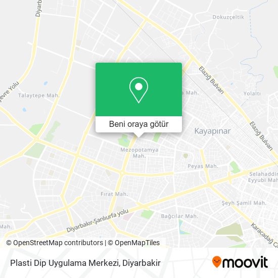 Plasti Dip Uygulama Merkezi harita