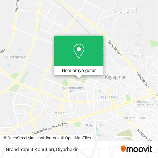 Grand Yapı 3 Konutları harita