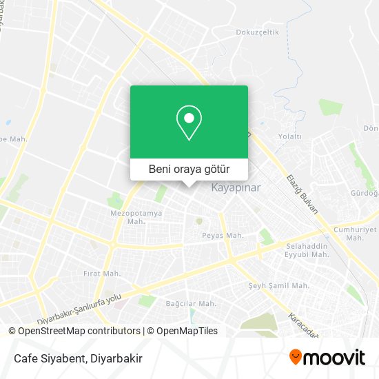 Cafe Siyabent harita