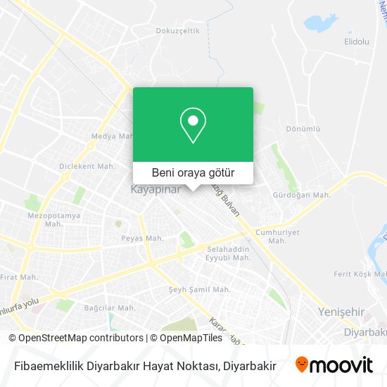 Fibaemeklilik Diyarbakır Hayat Noktası harita