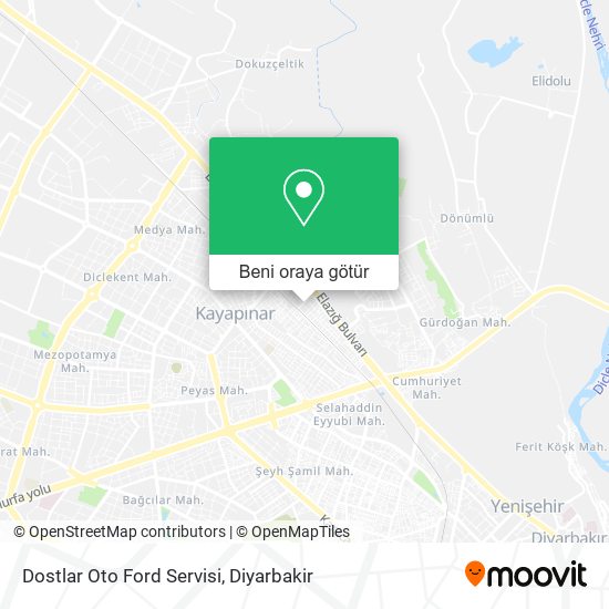 Dostlar Oto Ford Servisi harita