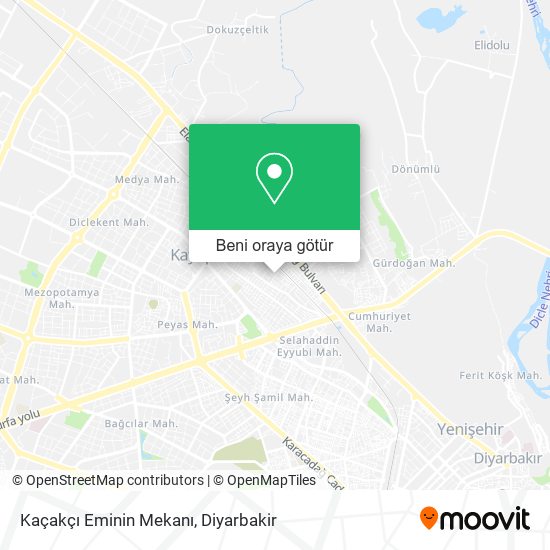 Kaçakçı Eminin Mekanı harita