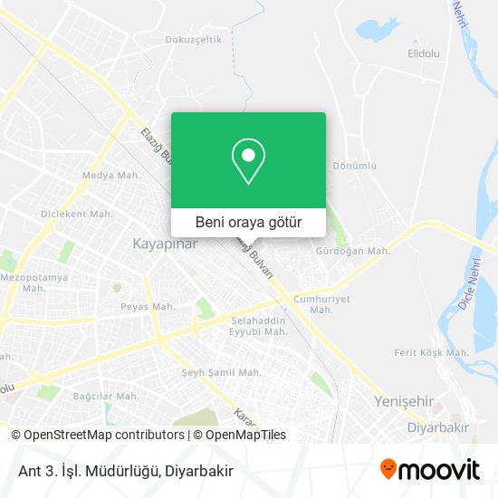 Ant 3. İşl. Müdürlüğü harita