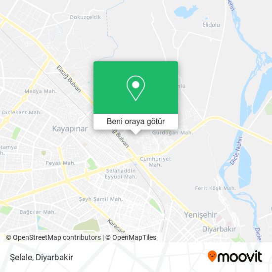 Şelale harita