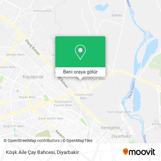 Köşk Aile Çay Bahcesi harita