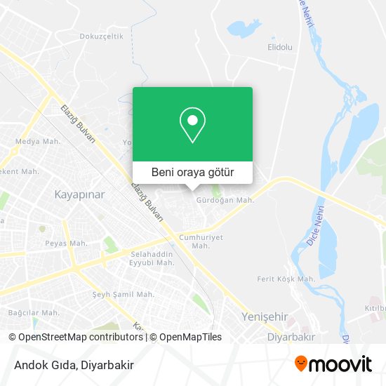 Andok Gıda harita