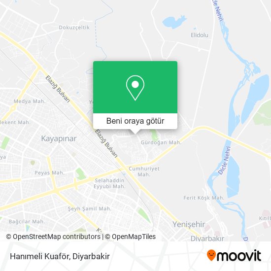 Hanımeli Kuaför harita