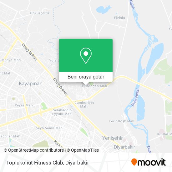 Toplukonut Fitness Club harita