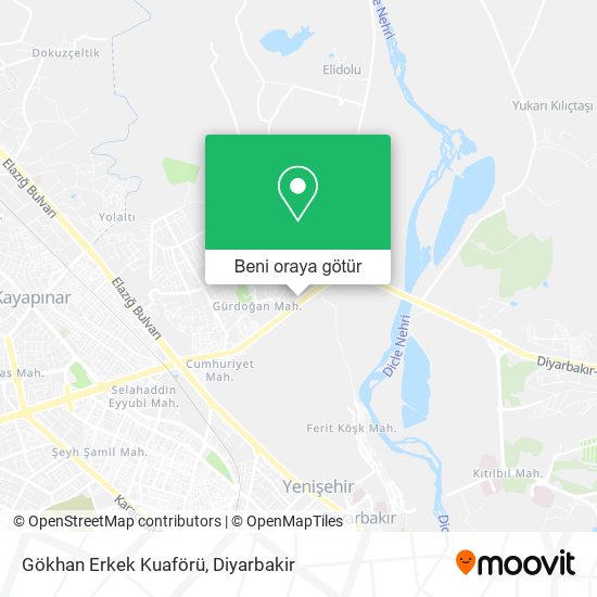 Gökhan Erkek Kuaförü harita