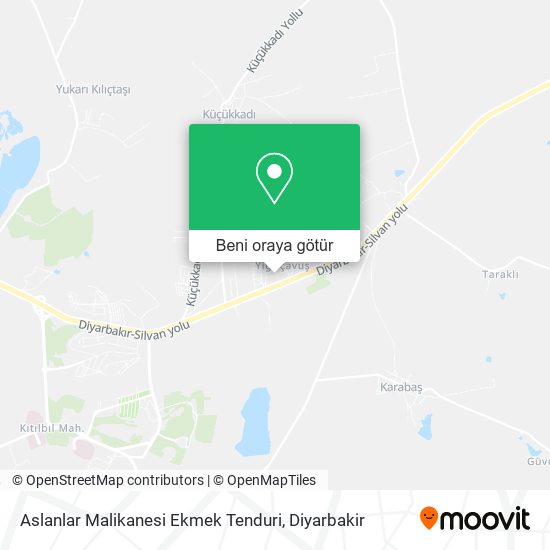 Aslanlar Malikanesi Ekmek Tenduri harita