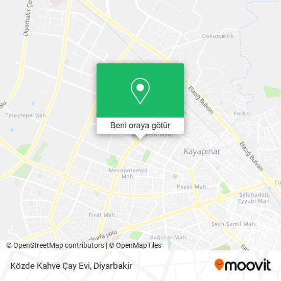 Közde Kahve Çay Evi harita