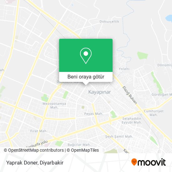 Yaprak Doner harita