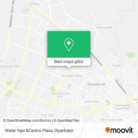 Welat Yapı &Centro Plaza harita