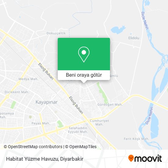 Habitat Yüzme Havuzu harita