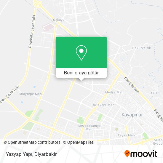 Yazyap Yapı harita