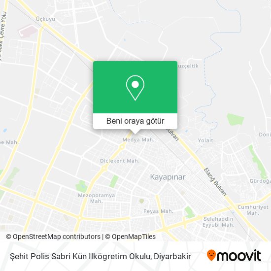 Şehit Polis Sabri Kün Ilkögretim Okulu harita