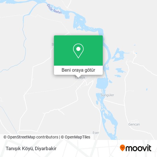 Tanışık Köyü harita