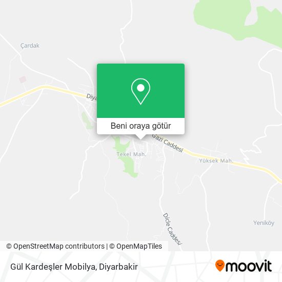 Gül Kardeşler Mobilya harita