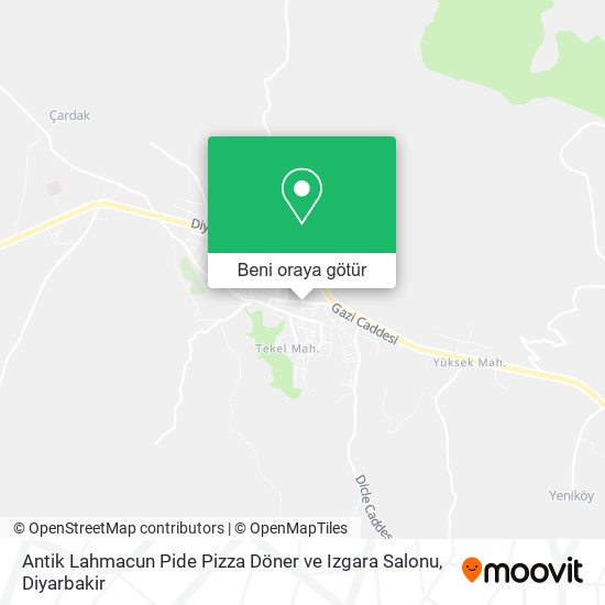 Antik Lahmacun Pide Pizza Döner ve Izgara Salonu harita