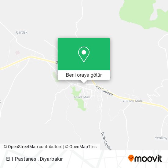 Elit Pastanesi harita