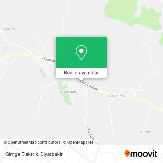 Simge Elektrik harita