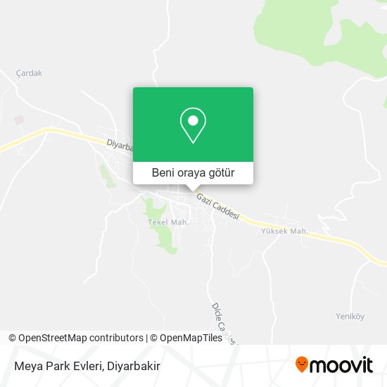 Meya Park Evleri harita