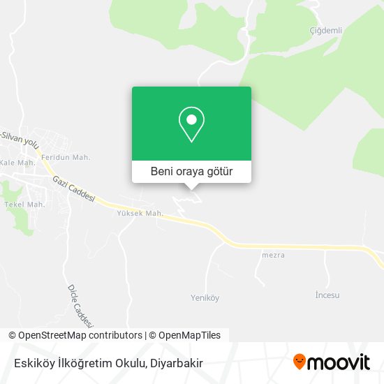 Eskiköy İlköğretim Okulu harita