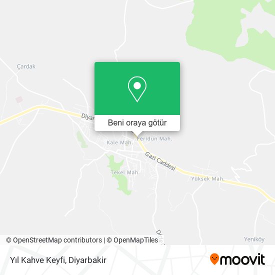 Yıl Kahve Keyfi harita