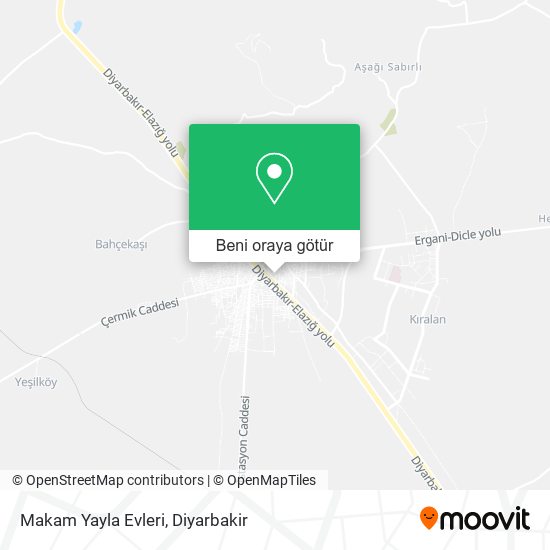 Makam Yayla Evleri harita