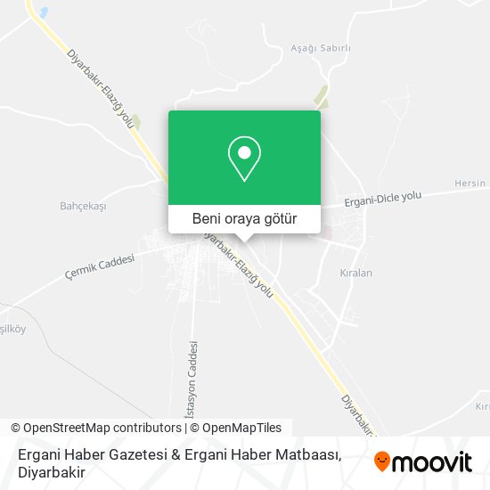 Ergani Haber Gazetesi & Ergani Haber Matbaası harita