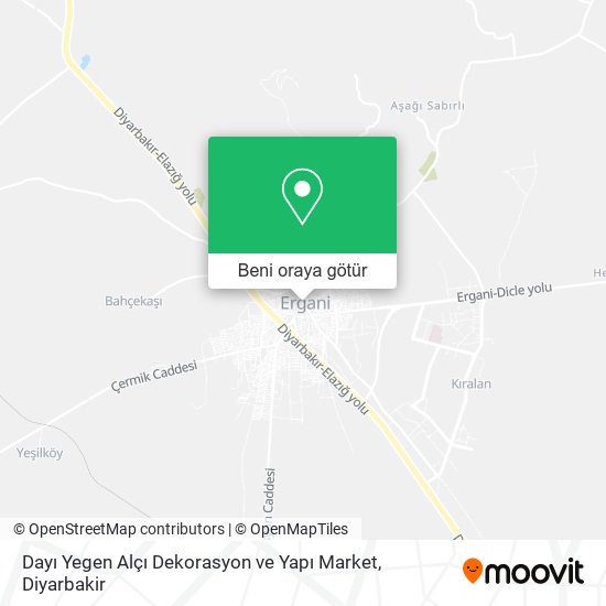 Dayı Yegen Alçı Dekorasyon ve Yapı Market harita