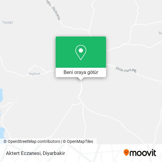 Aktert Eczanesi harita