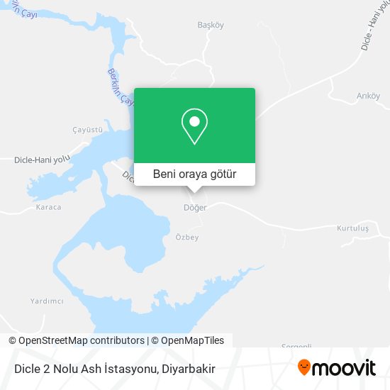 Dicle 2 Nolu Ash İstasyonu harita