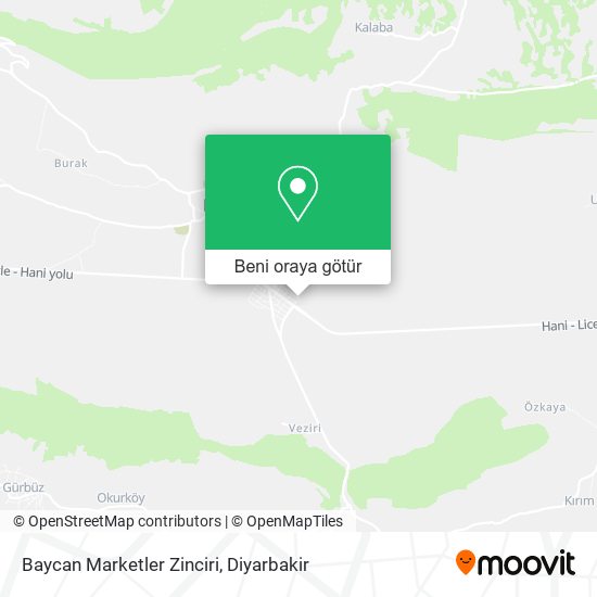 Baycan Marketler Zinciri harita