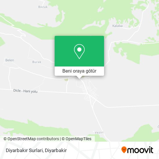 Diyarbakır Surlari harita